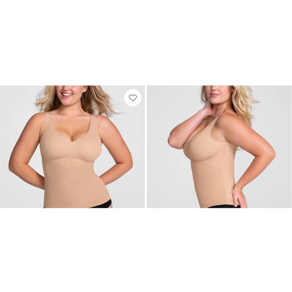 Honeylove LiftWear Tank‎ Sand Shapewear Camisole Size XL